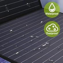 100W Foldable Solar Panel 18V – Portable MC4 Solar Charger for Power Station RV Camping (22% Efficiency)