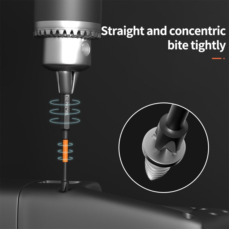 6pcs Cross Screwdriver Head Strong Magnetic Anti Slip High Hardness