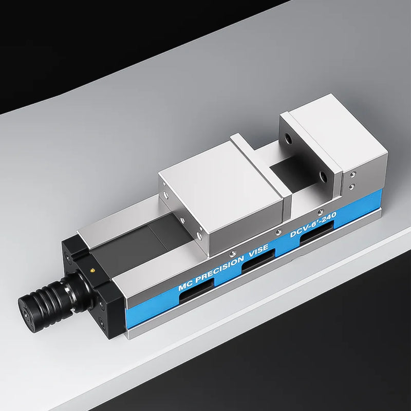 DCV Precision Hydraulic Vise 4" 5" | CNC Milling Machine Hydraulic Bench Vise Cast Iron HRC45-50