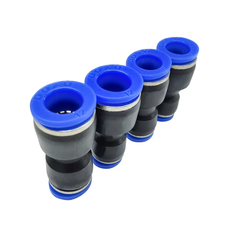 PG Series Pneumatic Reducing Straight Connector – Hose to Hose 4–16mm (50 - 100PCS)