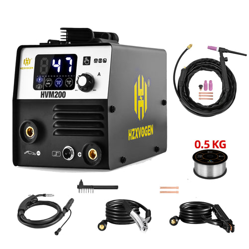 3 in1 HVM200 Semi-Automatic MMA Mig Welding Machine Inverter