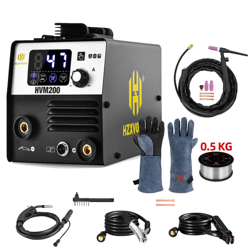 3 in1 HVM200 Semi-Automatic MMA Mig Welding Machine Inverter