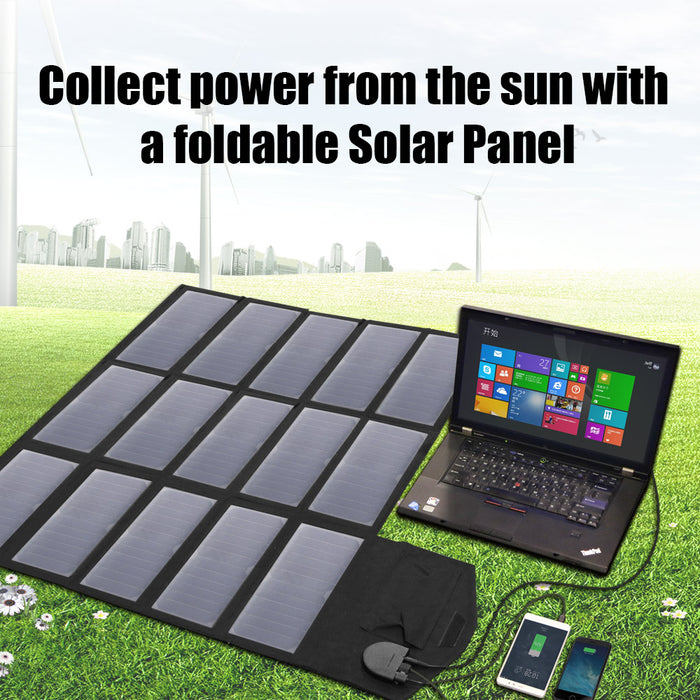 Allpowers 100w 18v 12v Portable Solar Panel Foldable Solar Battery