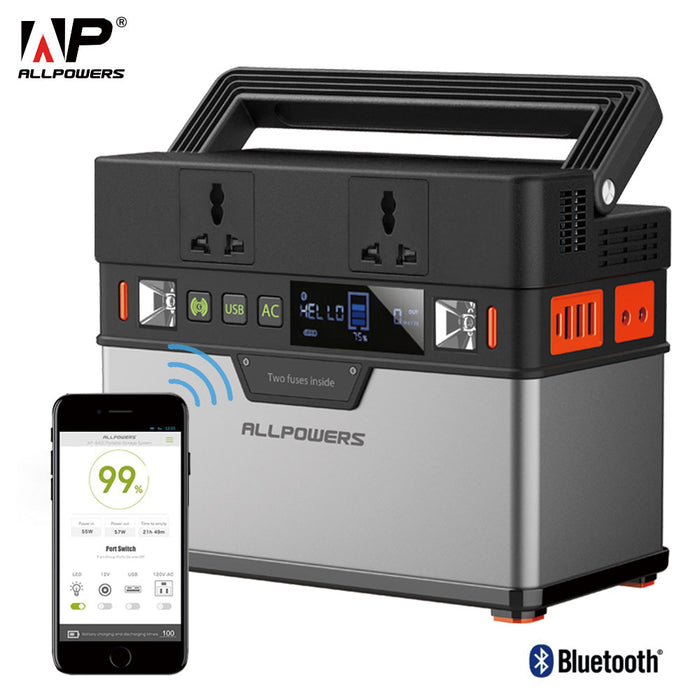 Allpowers 110v 220v Ac Power Station Pure Sine Wave Portable Generator