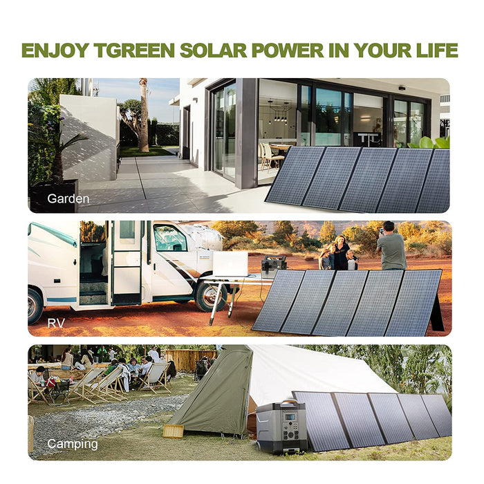 Allpowers Foldable Solar Panel 400w / 200w / 140w / 100w / 60w Solar