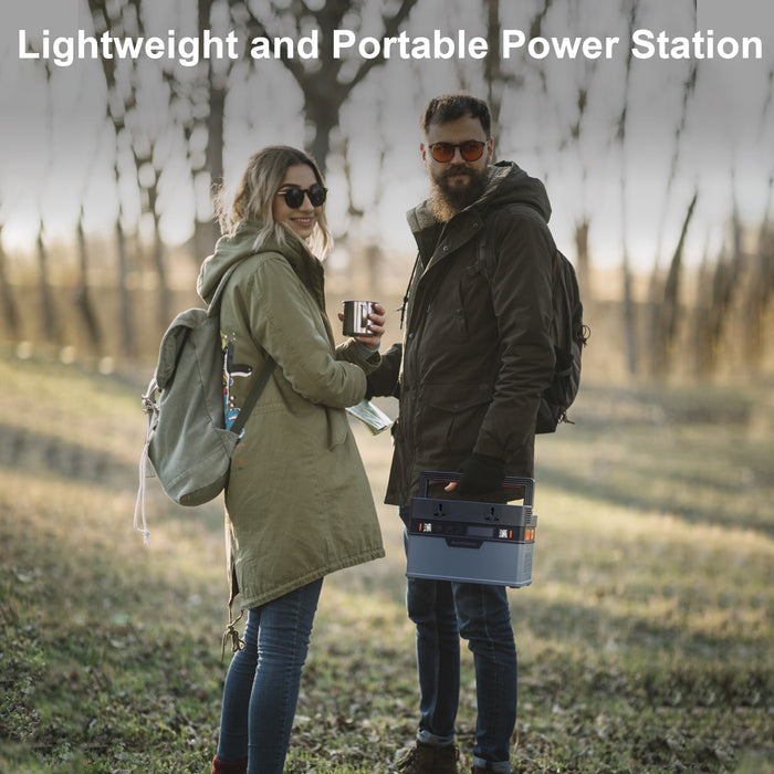 ALLPOWERS Solar Generator, 110V/220V Portable Power Station,Mobile