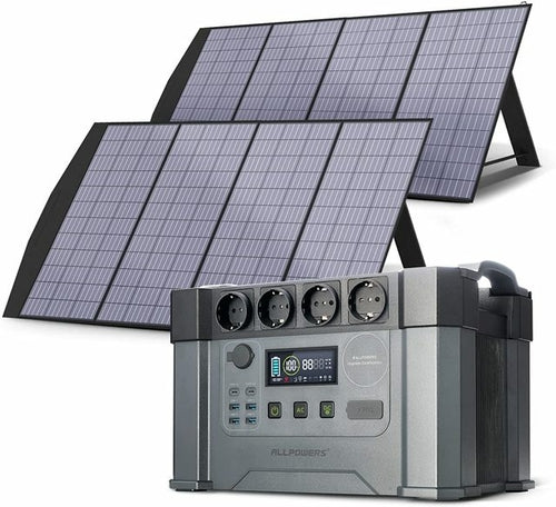 Allpowers Solar Generator 1500w / 2000w / 2400w Portable Power Station