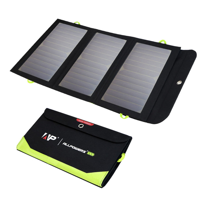 Panel solar Allpowers 5V/21W Batería incorporada de 10000mah