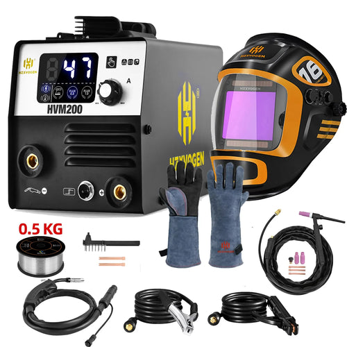 3 in1 HVM200 Semi-Automatic MMA Mig Welding Machine Inverter