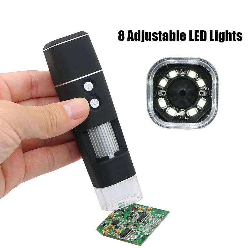 Microscopio electrónico inalámbrico 1000X WIFI Digital 