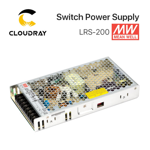 Meanwell LRS-200 Switching Power Supply – 12V, 24V, 36V, 48V, 200W