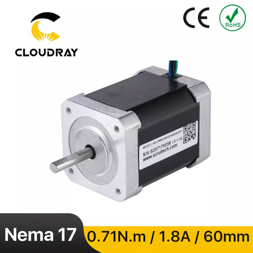 2-Phase Nema17 Stepper Motor – 42mm, 71Ncm, 1.8A, 4-Lead