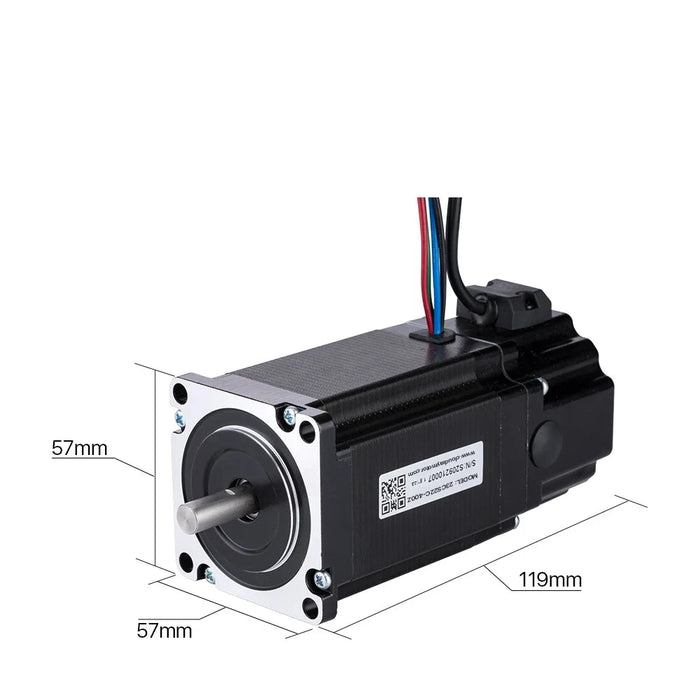 Nema 23 Stepper Motor - 57mm, 220Ncm, 4A, 2-Phase with Brake