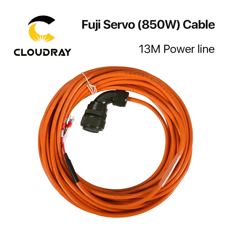 Cable de servomotor Cloudray Fuji 850W 13M línea de codificador + línea de alimentación para 