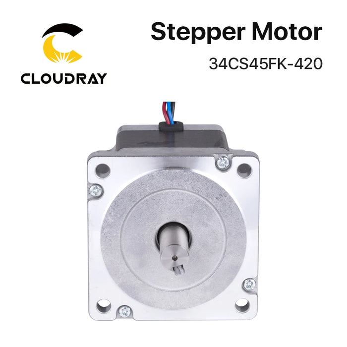 Nema 34 Stepper Motor 4.5N.m, 4.2A, 2-Phase (34CS45FK-420) - 4-Lead