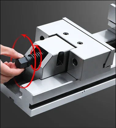 GT Precision Flat Nose Bench Vise 4" 5" 6" | CNC Milling Machine Toolmaker Vise HRC58-62 Heavy Duty