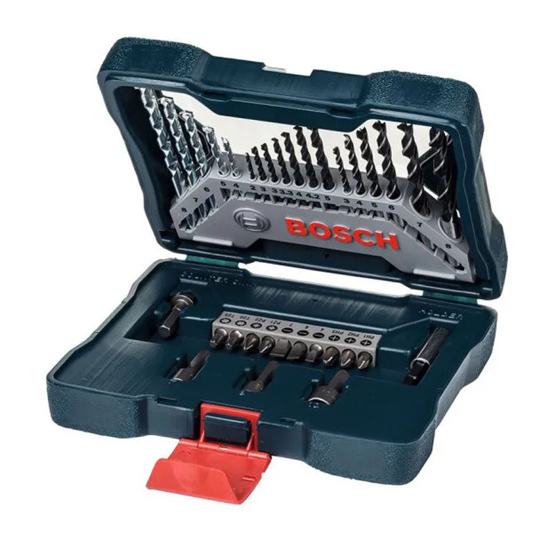 Bosch 33-Piece Twist Drill &amp; Masonry Drill Bit Set