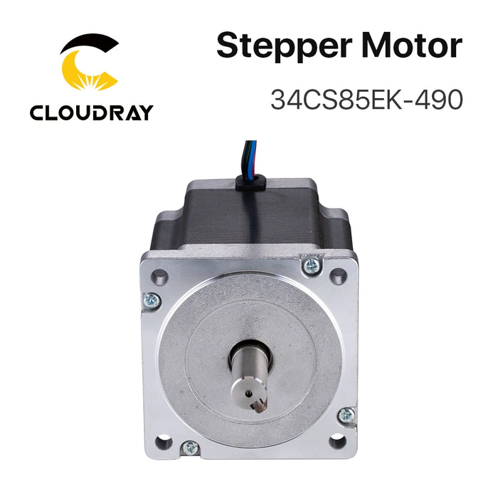 Nema 34 Stepper Motor - 86mm, 8.5N.m, 4.9A (34CS85EK-490) - 4-Lead