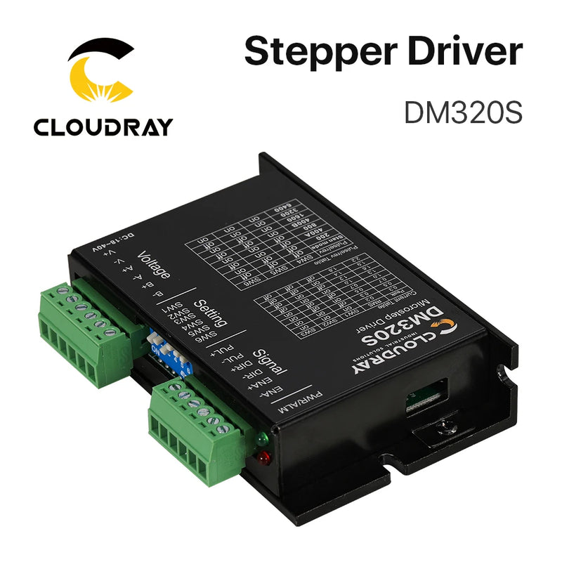 Controlador de motor paso a paso bifásico Nema 17 DM320S 18-40 VCC 0,3-2,2 A