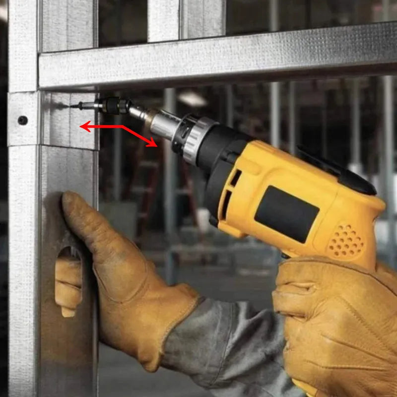 Brocas de destornillador de anillo magnético hexagonal de 1/4 ", herramientas manuales, broca