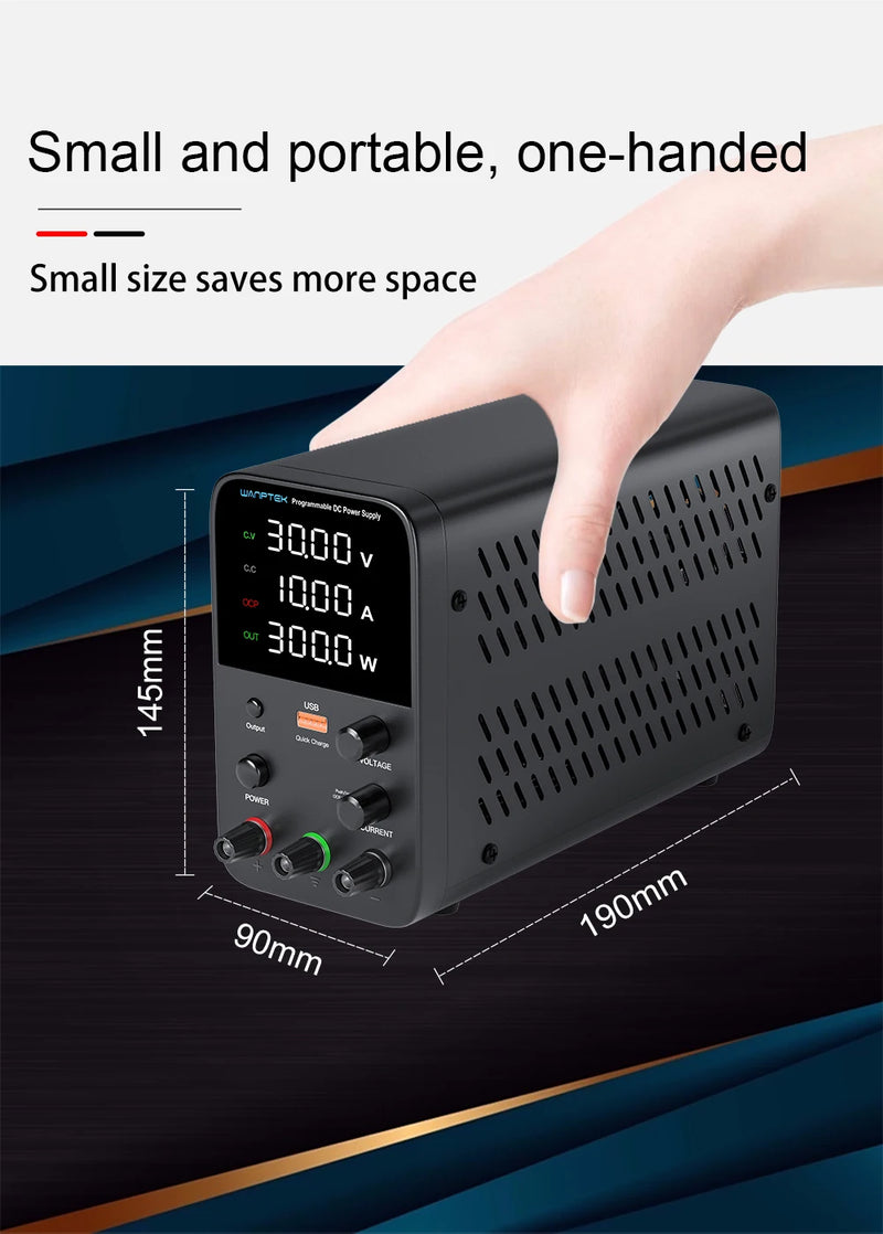 Adjustable DC Bench Power Supply 30V–160V Encoder & Memory Control Lab Voltage Regulator (APS / WPS / NPS Series)