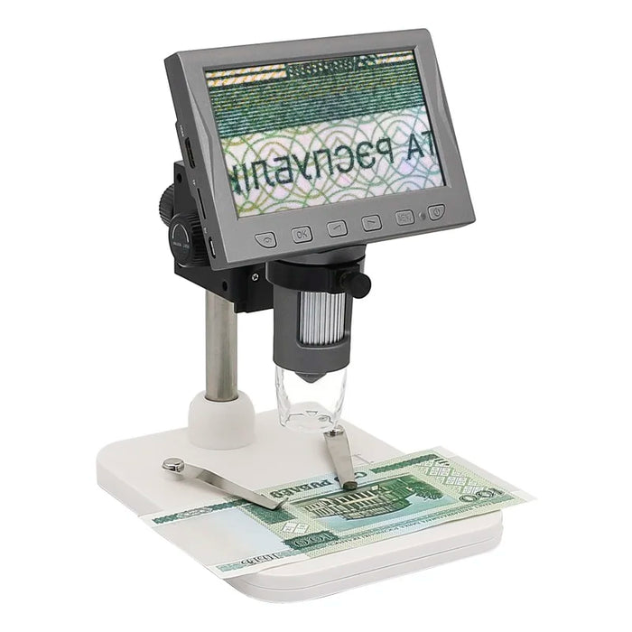 1000X WiFi Digital Microscope with HDMI Compatibility and 4.5" HD Display - 1080P Video Microscope with Remote Control for PC, Phone, and Tablet