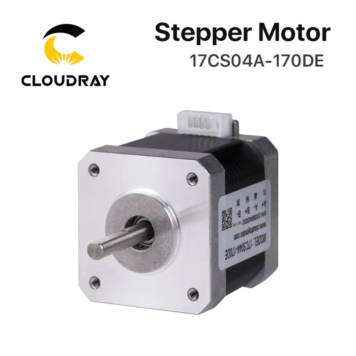 Cloudray Nema 17 Stepper Motor – 40mm, 42Ncm, 1.7A, Double Shaft, 2-Phase