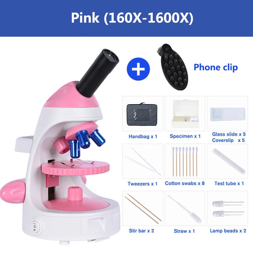 2000X HD 4.3'' TV Microscope – Biological Laboratory Microscope with LED, 4.3-Inch LCD Display