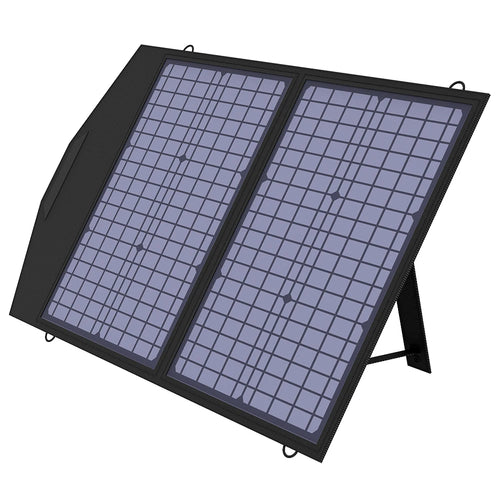 ALLPOWERS 60W Solar Panel Foldable Solar Charger Dual 5V USB 18V DC