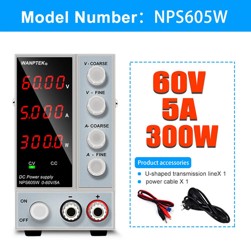 NPS-W Series DC Power Supply – High Precision and Versatility in One Compact Device