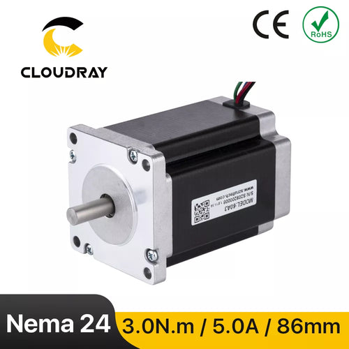 Nema 24 2-Phase Stepper Motor - 60mm, 3N.m, 5A, 4-Lead with Cable