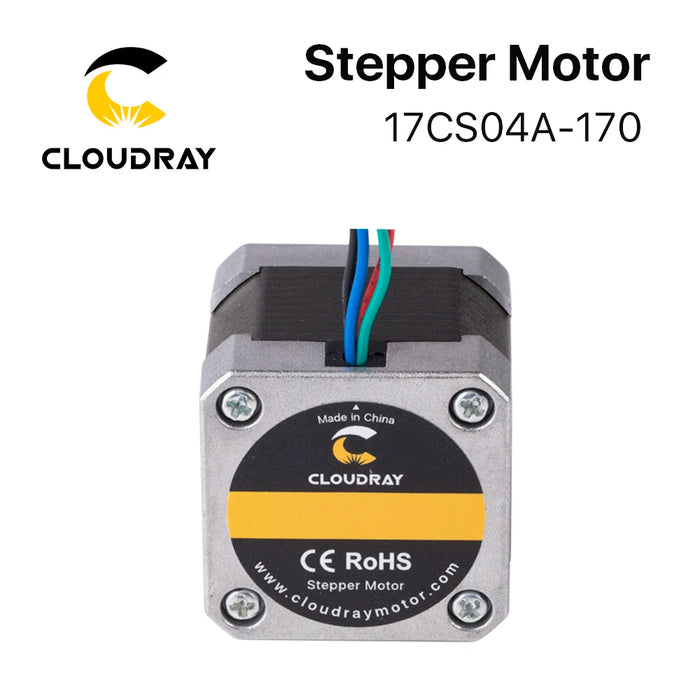 Cloudray Nema 17 Stepper Motor – 40mm, 42Ncm, 1.7A, 2-Phase