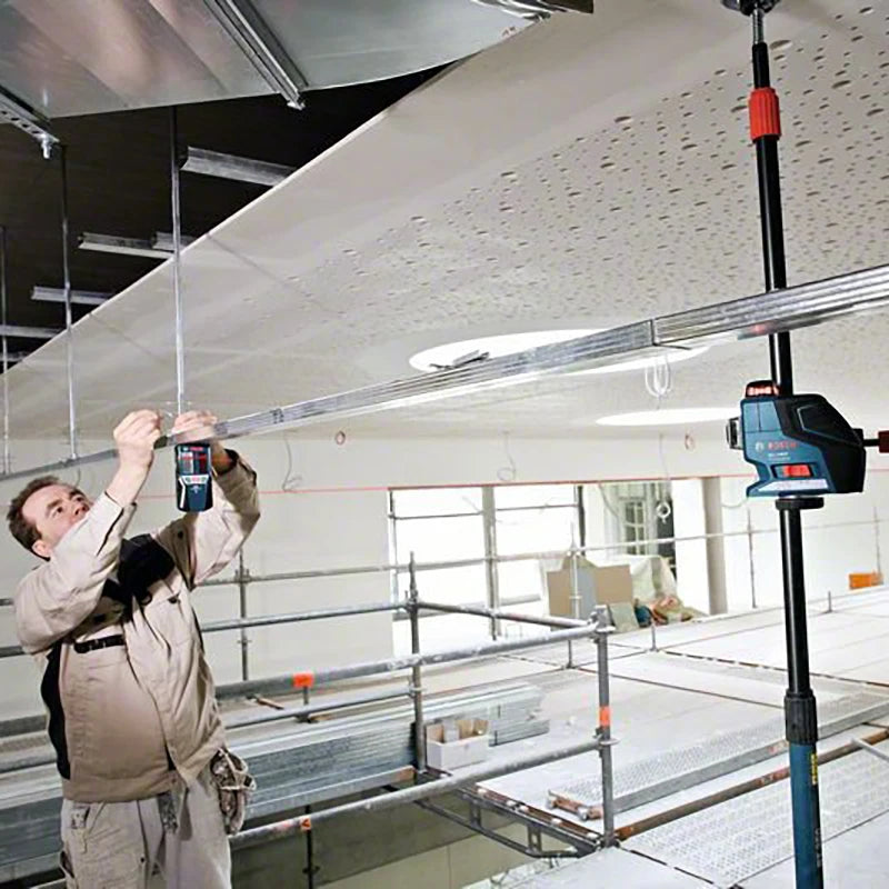 Receptor de Nivel Láser Profesional BOSCH LR6/LR7 Línea Roja Verde 