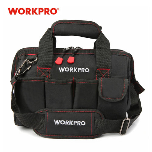 WORKPRO 12" Werkzeugtaschen 600D Polyester Wasserdichte Reisehandtaschen