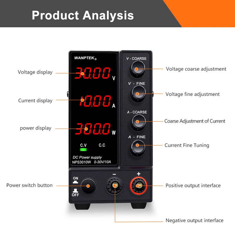 NPS-W Series DC Power Supply – High-Precision, Versatile Voltage Regulator