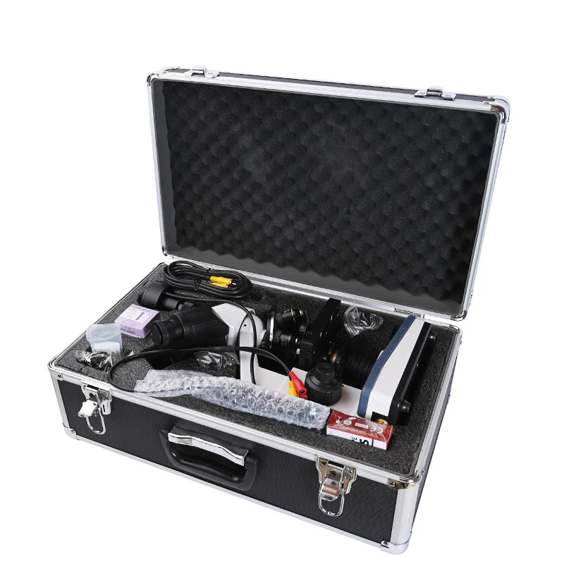 Laboratorio biológico profesional de células sanguíneas 5MP Digital Trinocular HD 