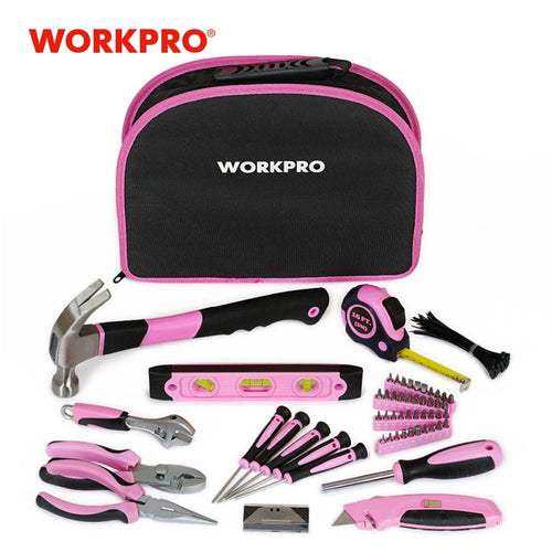 WORKPRO 100PCS Household Tool Set – Mechanic Tool Kit with Pliers