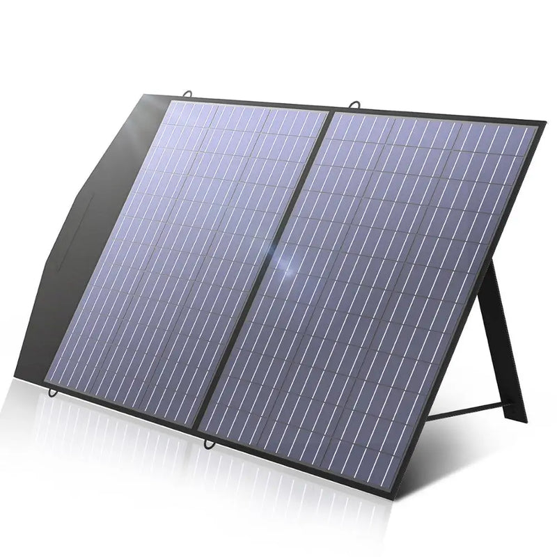 100W Foldable Solar Panel 18V – Portable MC4 Solar Charger for Power Station RV Camping (22% Efficiency)