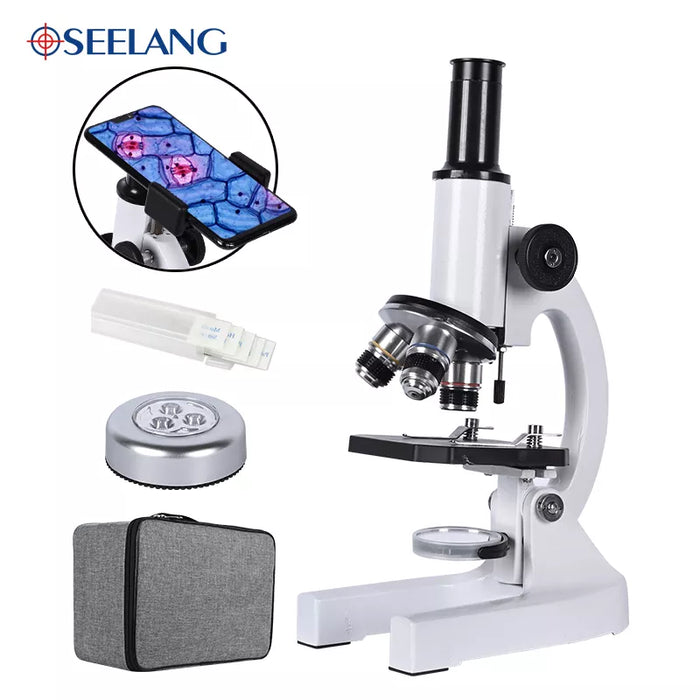 Zoom 640X 1280X 2000X HD Biological Microscope – Student Educational Science Laboratory Microscope