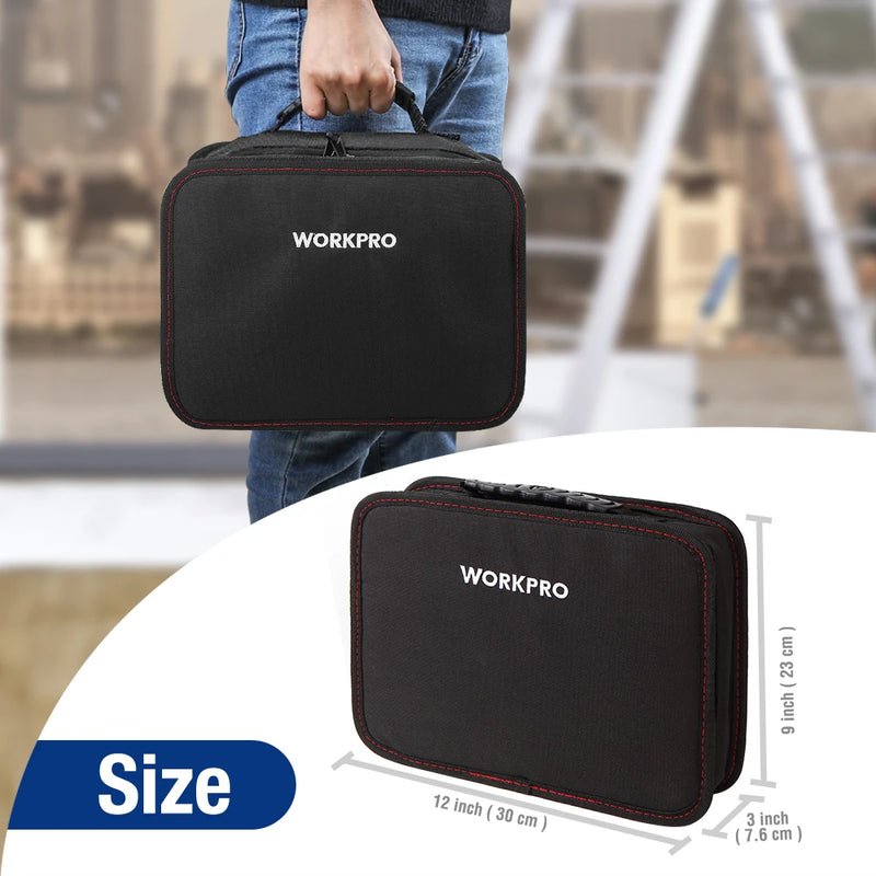 WORKPRO 100PCS Household Tool Set – Mechanic Tool Kit with Pliers