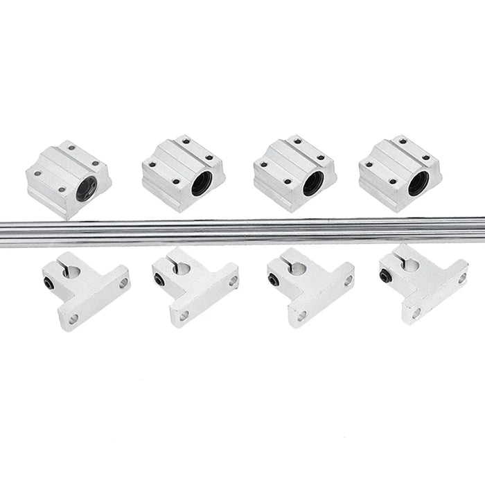 Optical Axis Linear Rail Shaft Set - Carbon Steel Chrome Plated