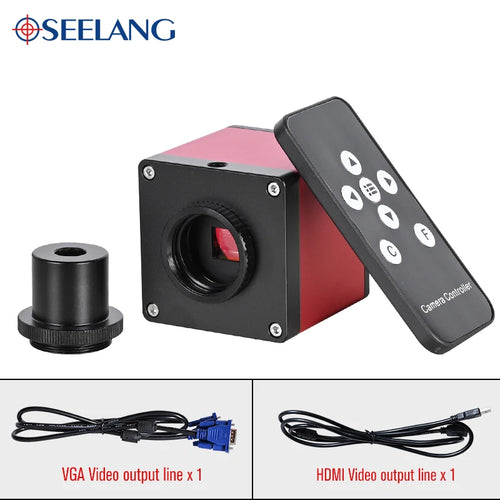 HD Electronic Digital Camera CCD with Remote Control – HDMI/VGA Interface for Stereo Biological Microscope OSL-809