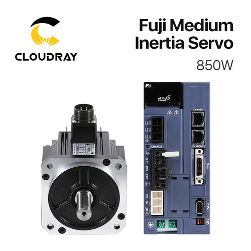 Kits de controlador de servomotor Cloudray Fuji 850W CA 14.01Nm 1500r/min 