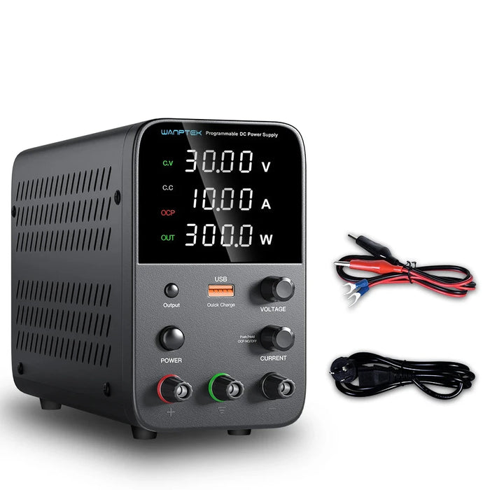 Adjustable DC Power Supply 30V to 160V  Lab Programmable Memory