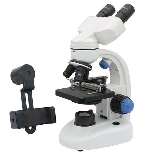 Biological Microscope 2000X with HD Smartphone Clip – Ideal for Student Experiments