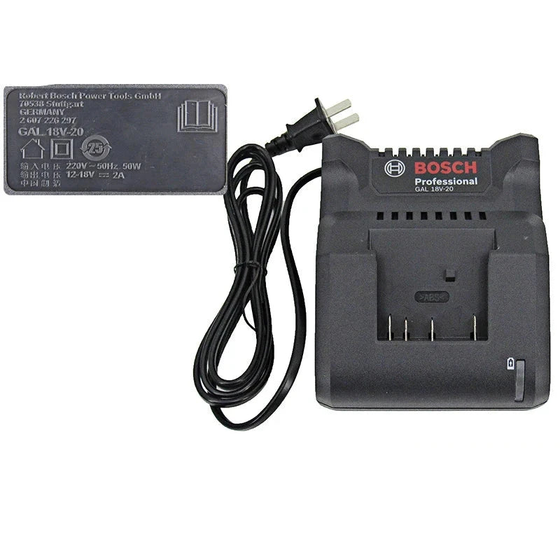 BOSCH 18V/12V Fast Charger – GAL 18V-20, GAL 1880 CV, GAL 1230 CV, and GAL 12V-40