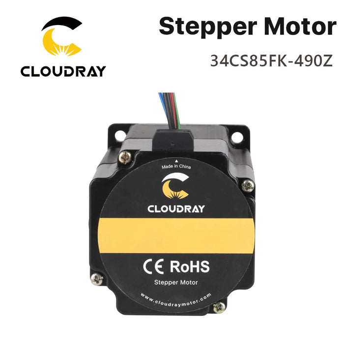 Cloudray Nema 34 Stepper Motor with 8.5N.m Torque - 4.9A, 2-Phase Servo Motor