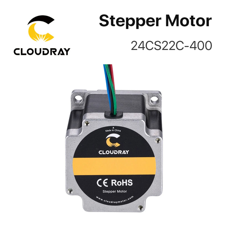 Motor paso a paso Nema 24, 60 mm, 2 fases, 2,2 Nm, 4 A, 4 conductores 