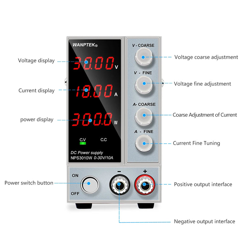 NPS-W Series DC Power Supply – High Precision and Versatility in One Compact Device