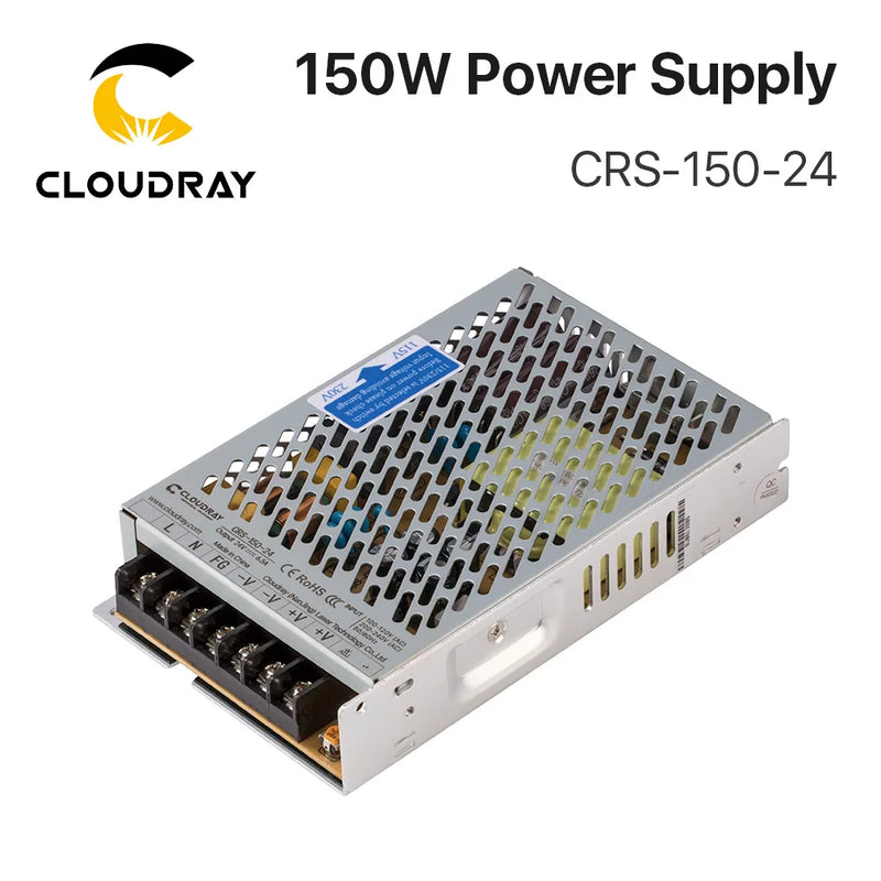 Fuente de alimentación conmutada Cloudray CRS-150 24V 150W 6.5A Alimentación conmutada 